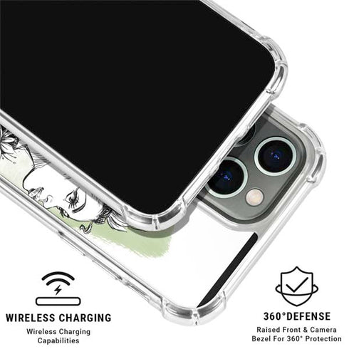 Disney Princess Tiana Sketch iPhone 16 Pro Clear Case